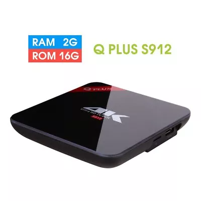 Q Plus Android 6.0 Smart TV Box WiFi 3G+32G 2G+16G Octa Core 3D 4K Media Player • $59