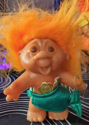 Vintage DAM Norfin 1986 TROLL 5  Doll With Orange Hair Mermaid Trolls • $12.99