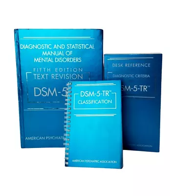 DSM-5-TR Diagnostic And Statistical Manual Criteria & Classific HARDCOVER • $71.25