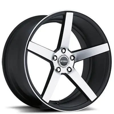 (4) 20  Strada Wheels Perfetto Black Machined Rims(B41) • $1145