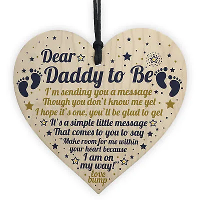 Daddy To Be Baby Shower Gifts Daddy To Be Gifts From Bump New Baby Gifts Heart • £3.99