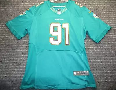 Cameron Wake Miami Dolphins Jersey Men's Size 56 Nike Stitched Home Green Jersey • $47.97