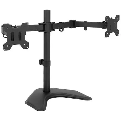 $49.99 • Buy VIVO Dual Monitor Mount Free-Standing Double Arm Joint For Screens Up To 32 