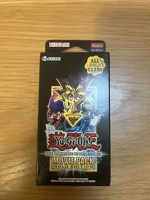Yu-Gi-Oh!  Dark Side Of Dimensions Movie Pack GOLD EDITION!   Sealed Box! • £49