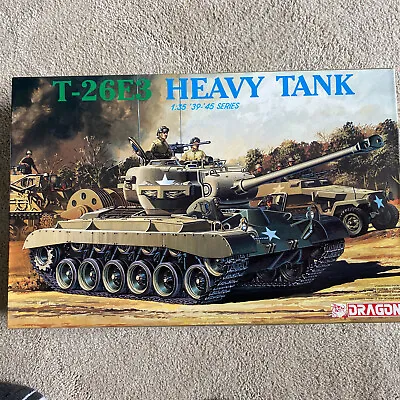 £20 • Buy T-26E3 Heavy Tank Model Tank 1/35 DRAGON Ref 6032
