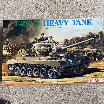 £20 • Buy T-26E3 Heavy Tank Model Tank 1/35 DRAGON Ref 6032