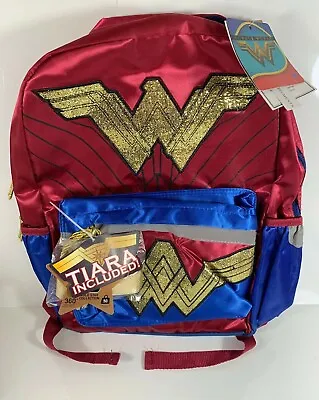 DC Superhero Girls Wonder Woman School Backpack Book Bag Kids 16  NEW W Tags • £9.64