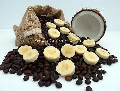 £3.95 • Buy Coconut And Banana Flavour Coffee Beans 100% Arabica Coffee Beans Or Ground
