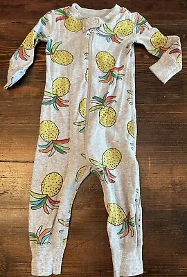 Hanna Andersson Pineapple Pajama One Piece Size 6-12 Months 70 • $14