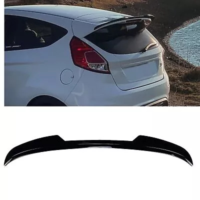 Rear Trunk Spoiler Lip For Ford Fiesta ST-Line MK6 MK6.5 2008-2017 Gloss Black • $85.10