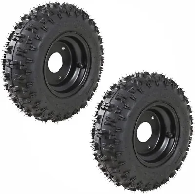 2x Rear 4.10-6 Inch Offroad Tyre Tire Rim Wheel ATV Quad Go Kart Buggy Mower • $94.99