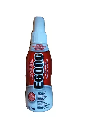 £5 • Buy E6000 Spray Glue Adhesive  Clear, Strong, Flexible, Water Resistant, 118.2ml