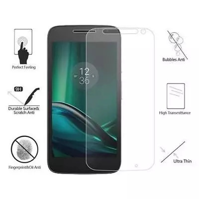 For Motorola Moto G8/G7/G6/G5/Z2/Z4/E6 Play/Plus Tempered Glass Screen Protector • $3.55