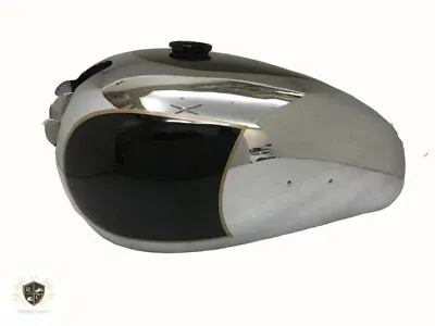 BSA Golden Flash A10 Plunger Model Black Painted Chrome Gas Petrol Tank |Fit For • $614.90