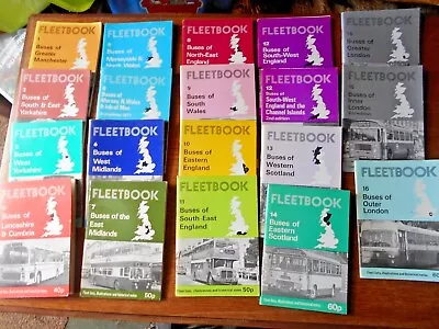 FLEETBOOK Buses Of The UK Regions All Unlined And Unmarked • £3