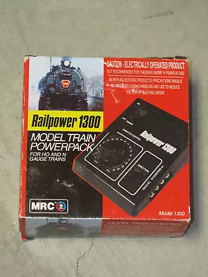 NEW MRC Railpower 1300 Model Train Transformer Power Pack HO & N Scale • $29.88