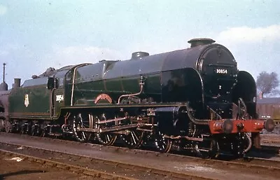 Colour Rail Slide BRS81 SR Lord Nelson Class 30854  Eastleigh Oct 51 • £2