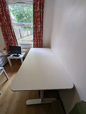 IKEA Bekant White Desk 160x80 Cm - Not Used Much • £120