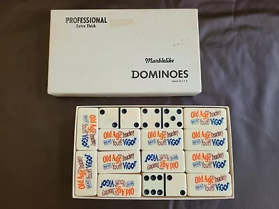 Puremco Marblelike Super Thick 28 Dominoes No 816  Old Age / Youth  • $29.95