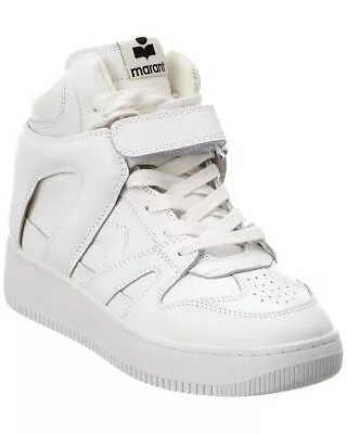 Isabel Marant Brooklee Leather Sneaker Women's White 37 • $297