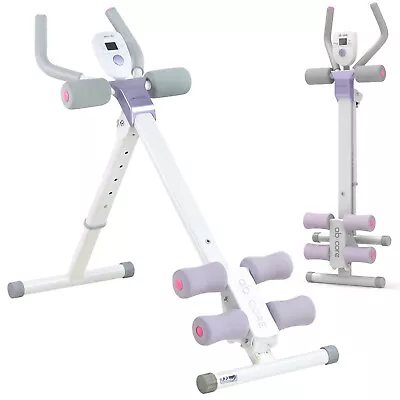 Abdominal Exerciser Cardio Machine Cruncher Trainer Indoor Equipment Purple Used • $44.99