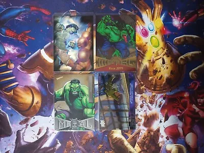 Hulk Marvel Cards 4 Card Lot • $0.99