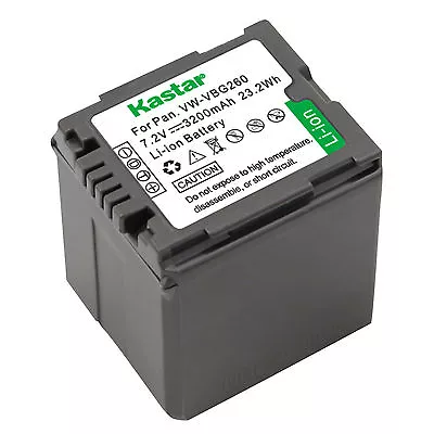 1x Kastar Battery For Panasonic VW-VBG260 AG-AC7 AG-AC130 AG-AC160 AG-AF100 • $14.69