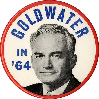 Classic 1964 Barry GOLDWATER IN '64 Large Campaign Button (1762) • $3.96