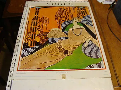 1968 VOGUE POSTER Of 1922 Cover Conde Nast • $75.61