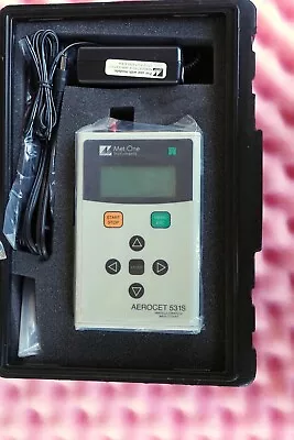 Met One Instruments  Aerocet 531s/ 9801 Flo Meter/rh Temp Sensor G3120 • $3995