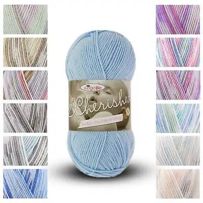 King Cole Cherish DK Low Pill Acrylic Crochet Double Knitting Wool Yarn - 100g • £26.20