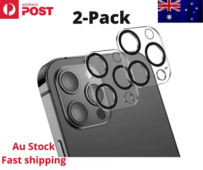 $3.45 • Buy 2X Back Camera Lens Tempered Glass Protector For IPhone 14 13 12 Pro Max Mini