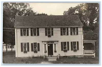 Wiscasset Maine ME RPPC Photo Postcard Mayflower Shop Building C1910 • $29.95