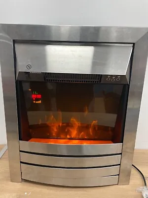 Zanussi ZEFIST1001SS Electric Inset Fire Heater • £90
