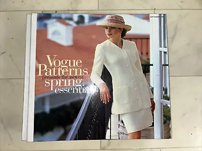 VOGUE  PATTERN  CATALOG LARGE Hardcover COUNTER BOOK September 1995 • $90.91