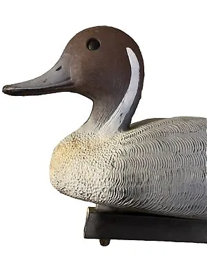 Duck Decoy Male Pintail Made In USA Vintage Plastic 15  W Weight • $19.95