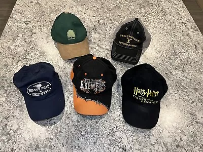 Baseball Hat Lot Lidz Harry Potter Motorcycle Yellowstone & More Adjustable Caps • $21.95
