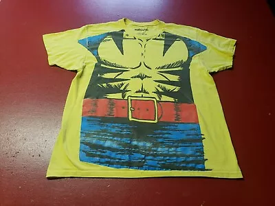 We Live Fine Presents Marvel Wolverine Costume T-Shirt Ylw XL 2013 100% Cotton • $18