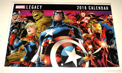 MARVEL LEGACY 2018 Comic-Sized PROMO CALENDAR  NM Pin-Up Style Pages / Unstamped • $4.42