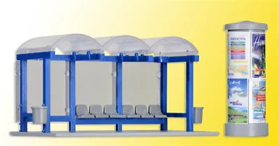 Bus Stop Kibri 1/87 Ho Scale Plastic Model Kit Beginner • $12.99