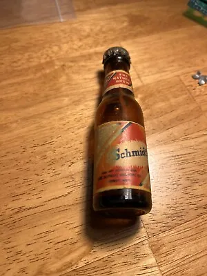 Vintage Schmidt'sr Beer Detroit Mi Mini Bottle W Cap/labels • $5.14