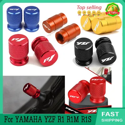 For YAMAHA YZFR1 YZF R1 1999-2021 Accessories Motorcycle Wheel Tire Valve Cover • $1.20