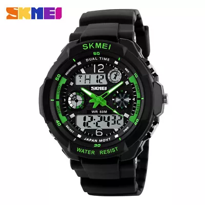 2024 NEW SKMEI Men Sport Watch Student Boys Fashion LED Digital Watches Gifts • $30.69