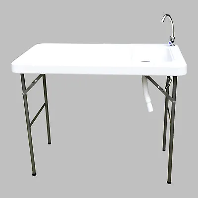 Portable Folding Sink Unit Camping Caravan With Tap And Waste • £69.99