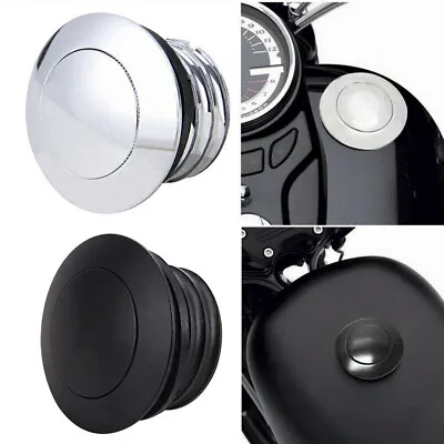 Pop Up Flush Gas Cap Fuel Tank For Harley Softail Dyna Touring Sportster XL 883 • $16.14