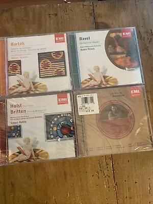 EMI Classical 5 CD Lot NEW SEALED 4 Titles Holst Ravel Figaro Bartok Mozart • $24.99