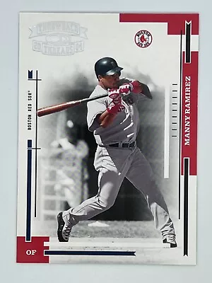2004 Donruss Throwback Threads Manny Ramirez #34 Red Sox 52322 • $0.99