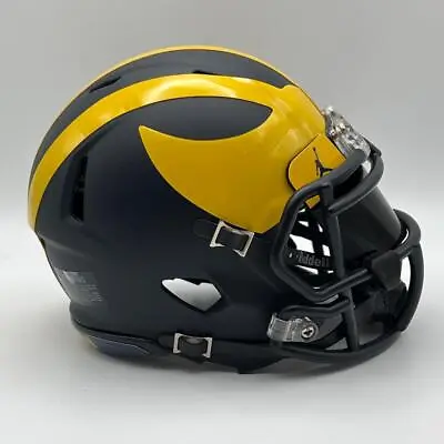 Michigan Wolverines Authentic Riddell Speed Mini Football Helmet - Customized • $70