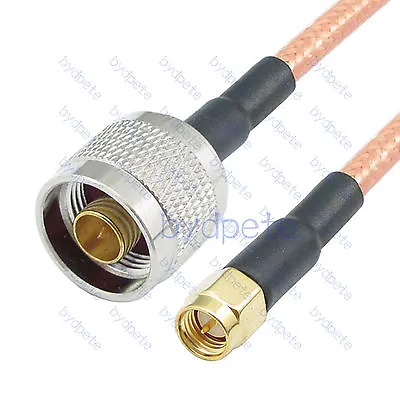 N-Type Male To SMA Male Plug RG142 RG-142 M17/60 RF Low Loss Cable Any Long Lot • $5.50