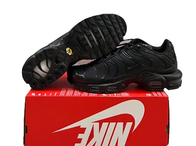 Nike Air Max Plus Triple Black 604133-050 Men's Size 9 No Lid • $140